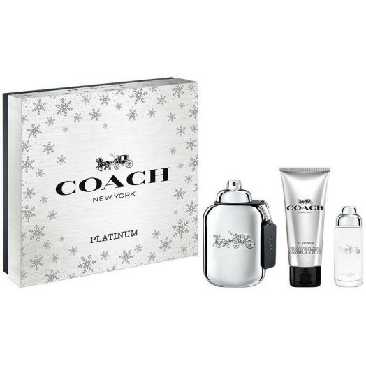 Coach Coach Platinum Set 100ml eau de parfum spray + 15ml edp + 100ml Showergel