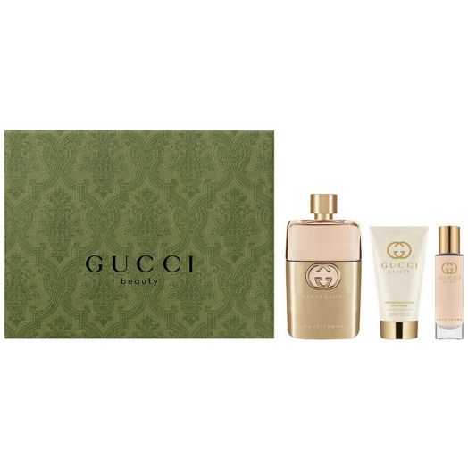 Gucci Guilty Set 90ml eau de parfum spray + 50ml Bodylotion + 10ml edp