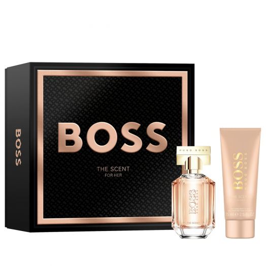 Boss The Scent For Her Set 50ml eau de parfum spray + 75ml Bodylotion
