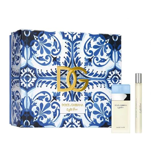 Dolce & Gabbana Light Blue Femme Set 25ml Eau De Toilette Spray + 10ml edt tasspray