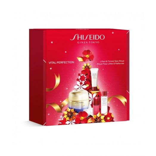 Shiseido Vital Perfection Set Uplifting and Firming Cream 50ml +  3 mini producten