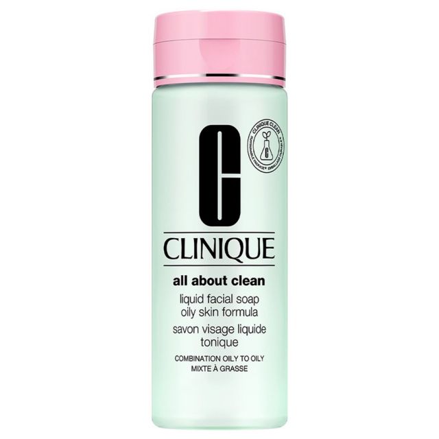 Clinique All About Clean Liquid Facial Soap 200ml Gecombineerde/ Vette Huid (3)