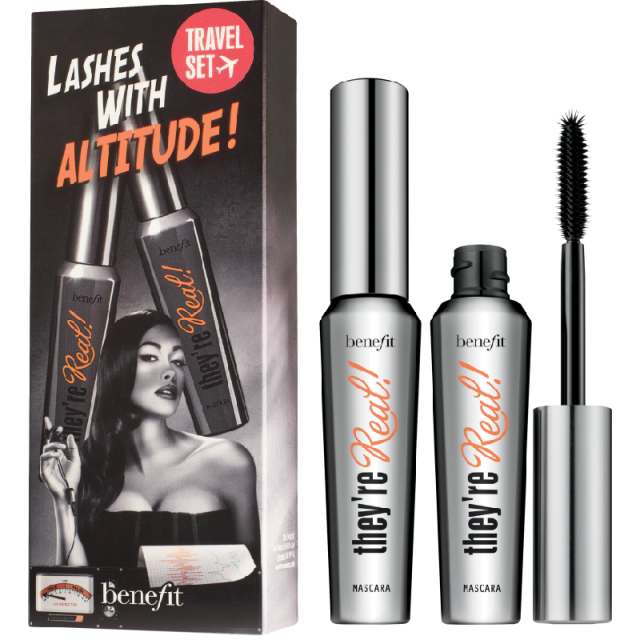 Benefit They're Real! Lashes With Altitude Mascara Duo Set 2x 8.5gr