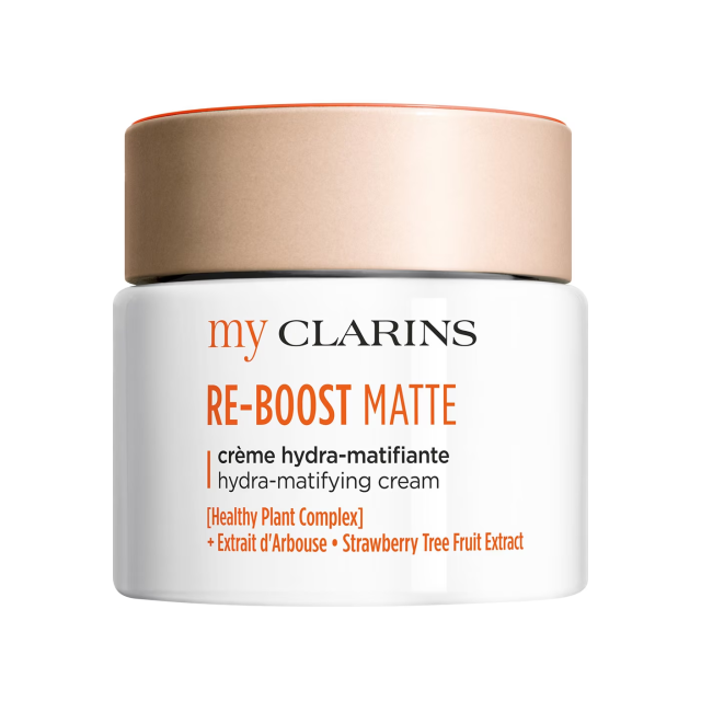 Clarins My Clarins RE-BOOST Matifying Hydrating Cream 50ml Dagcrème Gecombineerde tot Vette Huid