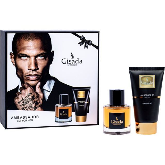 Gisada Ambassador Men Set 50ml eau de parfum spray + Showergel 100ml