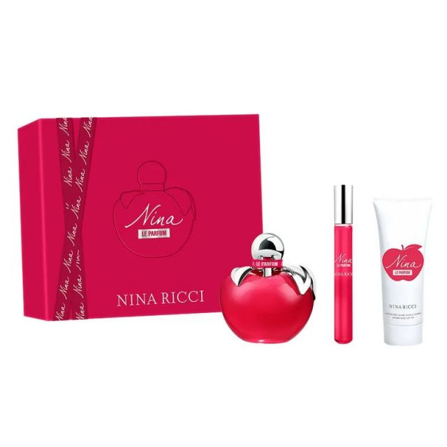 Nina Ricci Nina Le Parfum Set 50ml edp + 75ml Bodylotion + 10ml edp Roll On