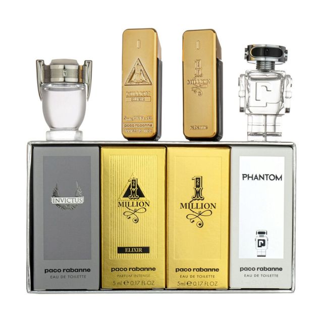 Paco Rabanne Miniaturen Set 1 Million, Elixir, Invictus, Phantom 4x5ml