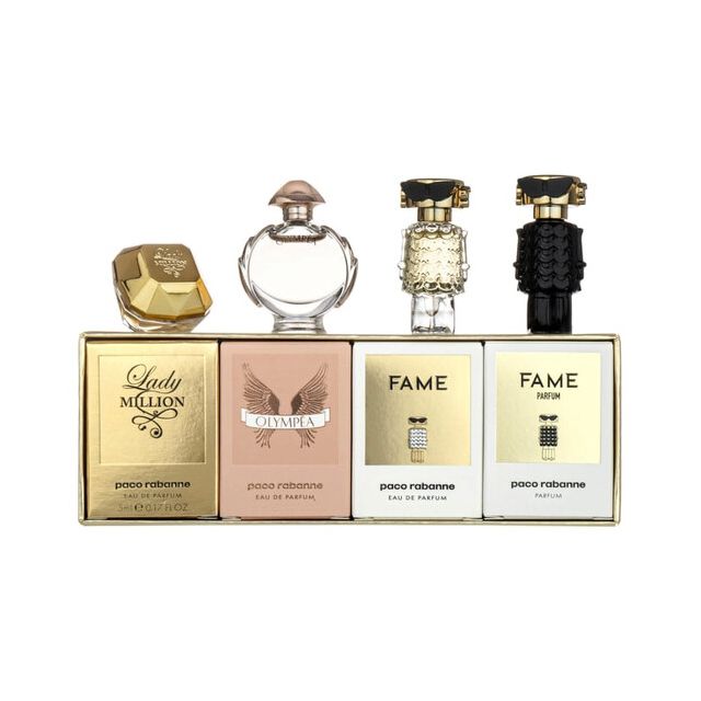 Paco Rabanne Miniaturen Set – Fame, Lady Million & Olympea 4x5ml