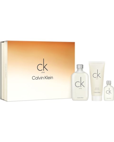Calvin Klein CK One Set 100ml eau de toilette spray + 100ml Showergel + 15ml edt