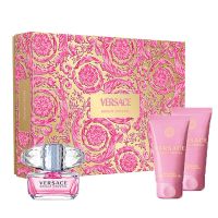 Versace Bright Crystal Set 50ml eau de toilette spray + 50ml Bodylotion + 50ml showergel