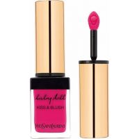 Yves Saint Laurent YSL Baby Doll Kiss & Blush Lips & Cheeks 1 Fuchsia Desinvolte 10ml Lipstick + Blush