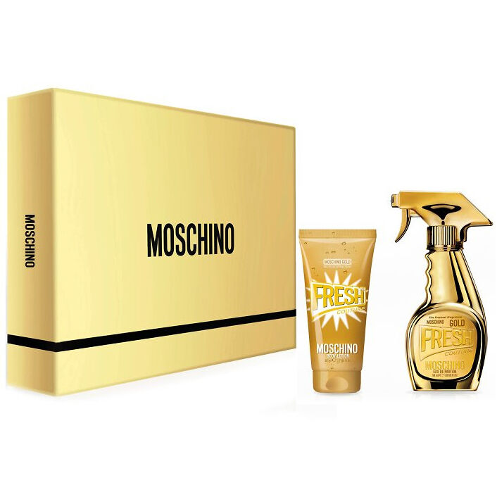 onderhoud moeilijk tevreden te krijgen Verlichting Moschino Gold Fresh Couture Set 30ml eau de parfum spray + 50ml Bodylotion  - Fresh Couture - Moschino dames - Parfum dames - ParfumCenter.nl